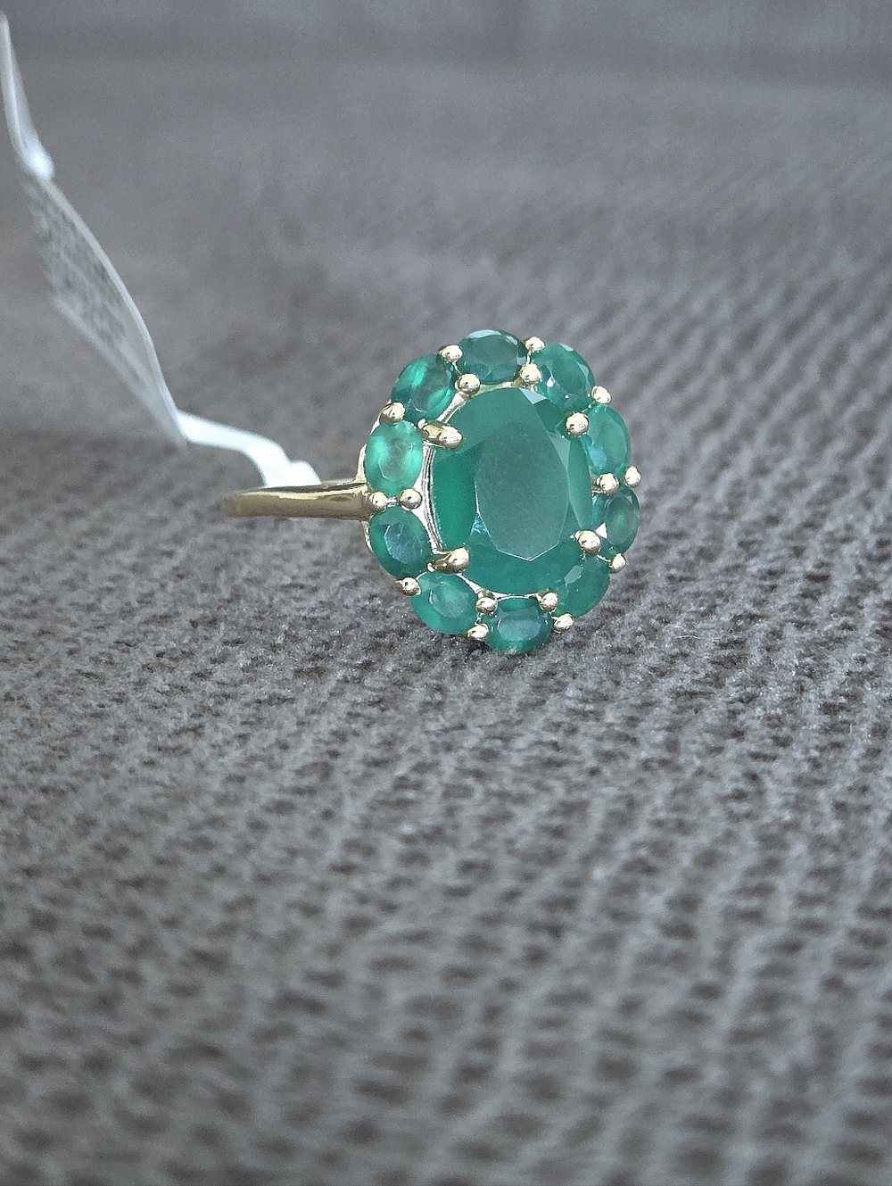 Shivam Green💚 Onyx Flower🌸 Ring💍 - Picture 4 of 16